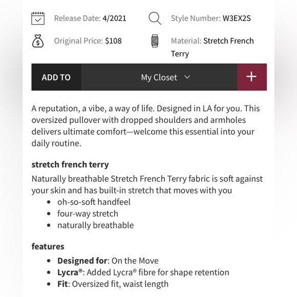 π Lululemon LA Oversized Boxy Crew - Camo Wash Willow Green/Army Green - M/L - Picture 6 of 12